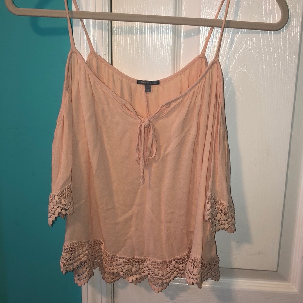 Peachy pink blouse